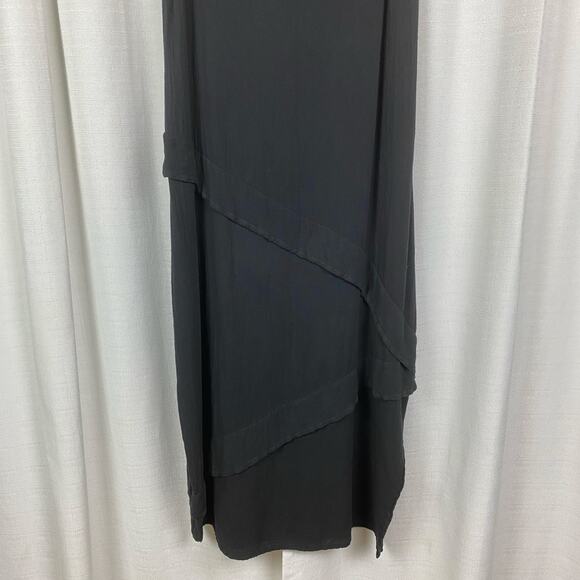 Oh My Gauze Black Cotton Sleeveless Cabo Maxi Dress Sz.1(S/M) - Picture 9 of 11